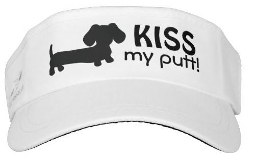 Kiss My Putt Golf Visor, The Smoothe Store