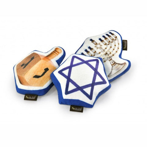 Hanukkah Dog Toy Set