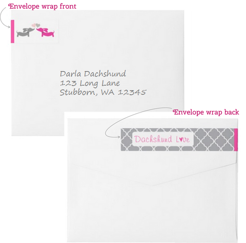 Puppy Love Envelope Wraps, The Smoothe Store