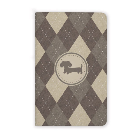 Men's Mini Wiener Dog Pocket Notebooks