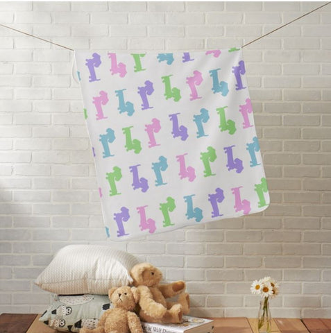 Pastel Doxies Fleece Blanket, The Smoothe Store