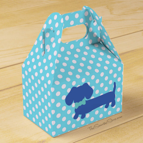 Wiener Dog Party Gift Boxes