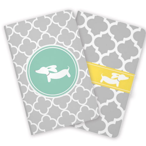 Mini Wiener Dog Pocket Note Books, The Smoothe Store