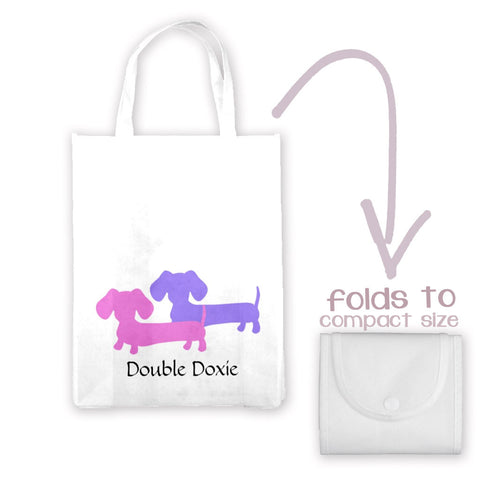 Double Doxie Lightweight Tote Bag