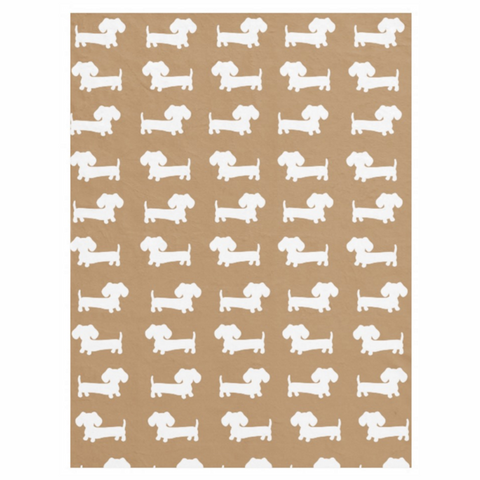 Dachshund Fleece Blanket |  Navy or Beige or Red, The Smoothe Store