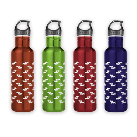 Stainless Steel Wiener Dog Water Bottles