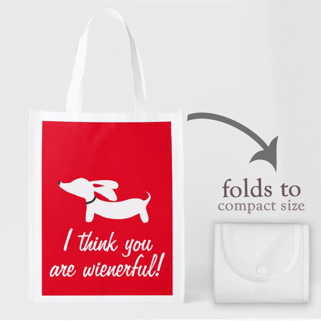 I Think You Are Wienerful Tote Bag, The Smoothe Store