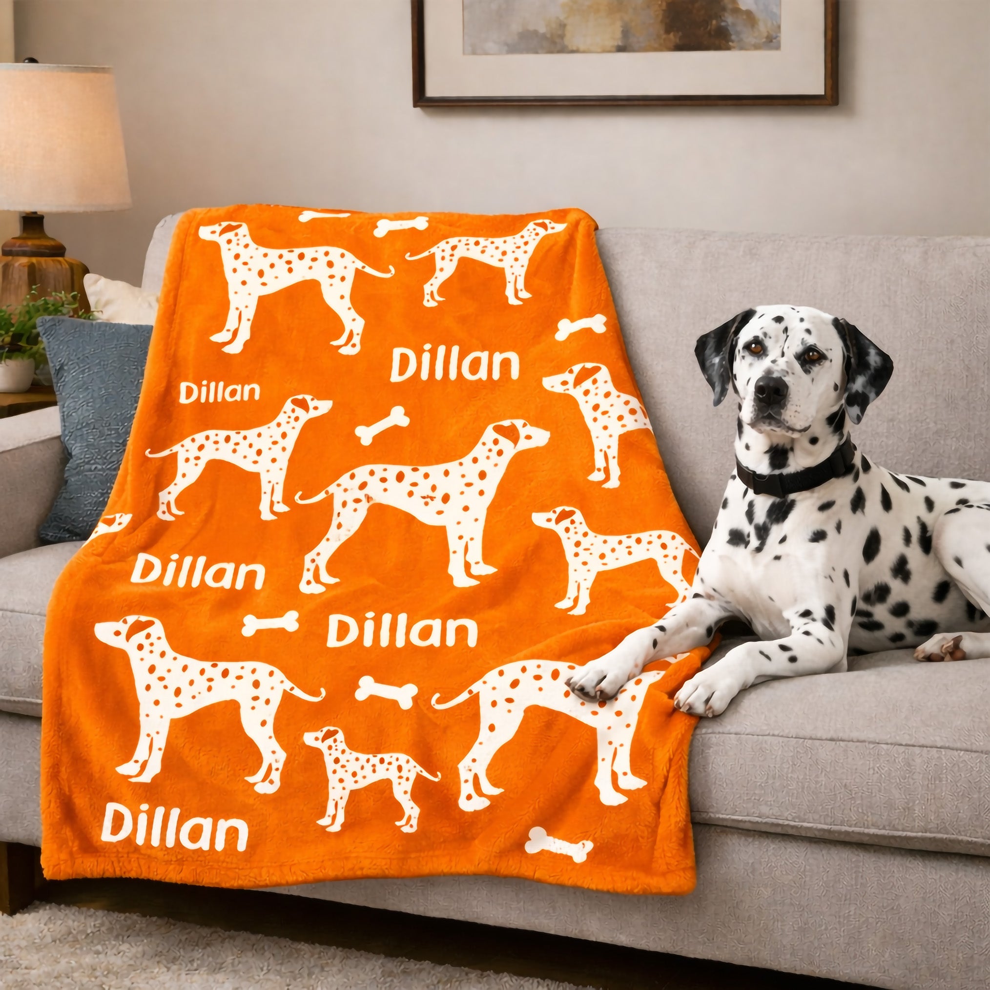 Lots of Breeds - Personalized Dog Blanket
