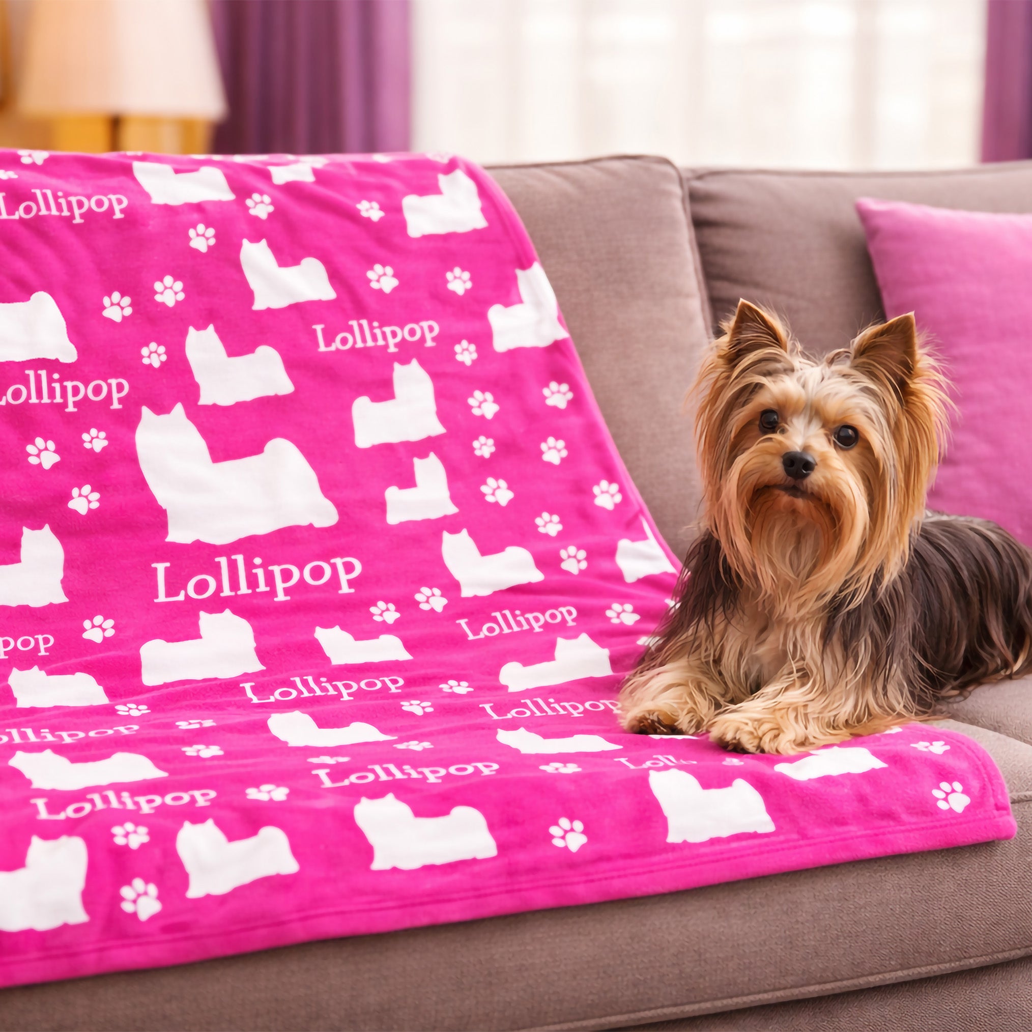 Lots of Breeds - Personalized Dog Blanket