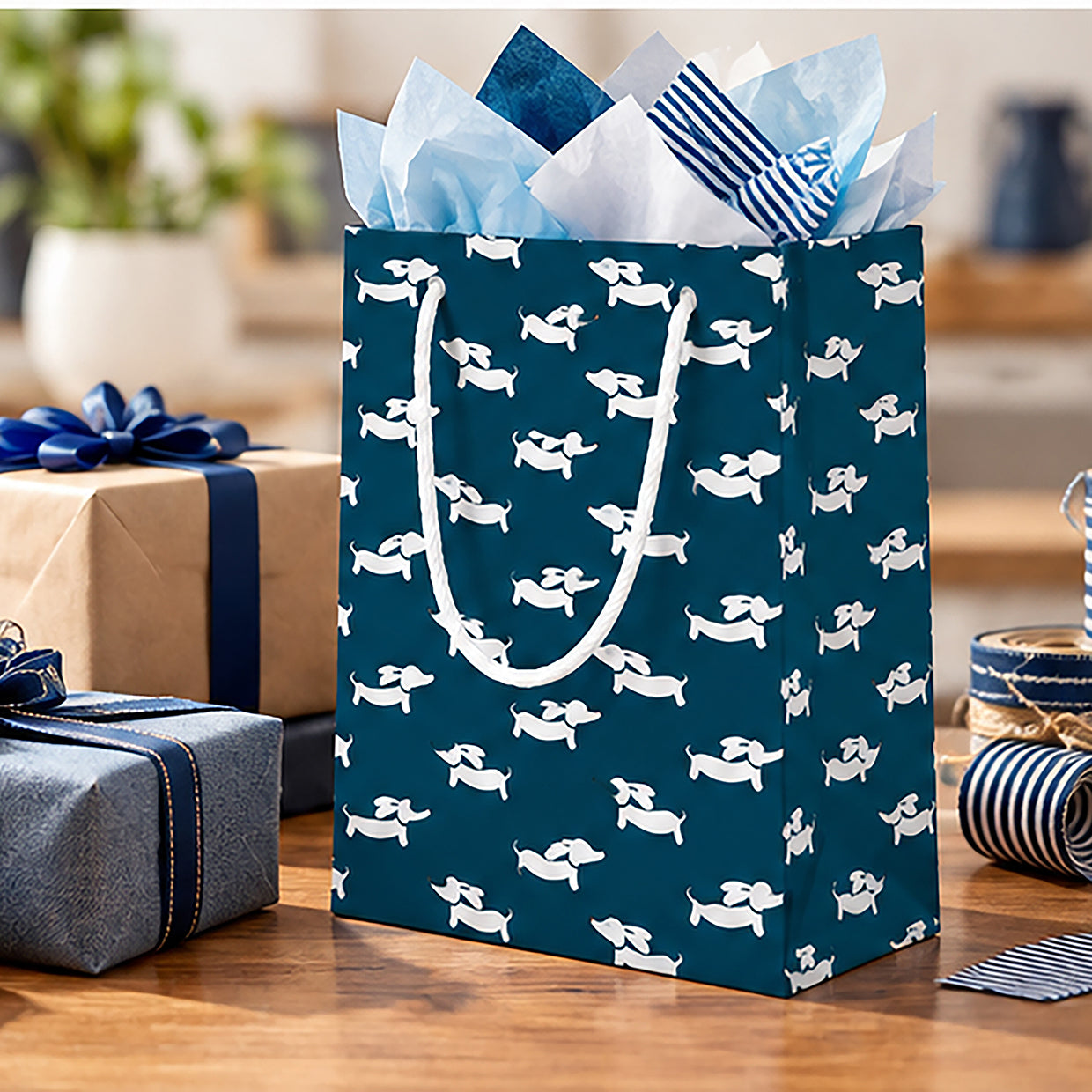 Colorful Dachshund Gift Bags – Wiener Dog Party Gift Bags