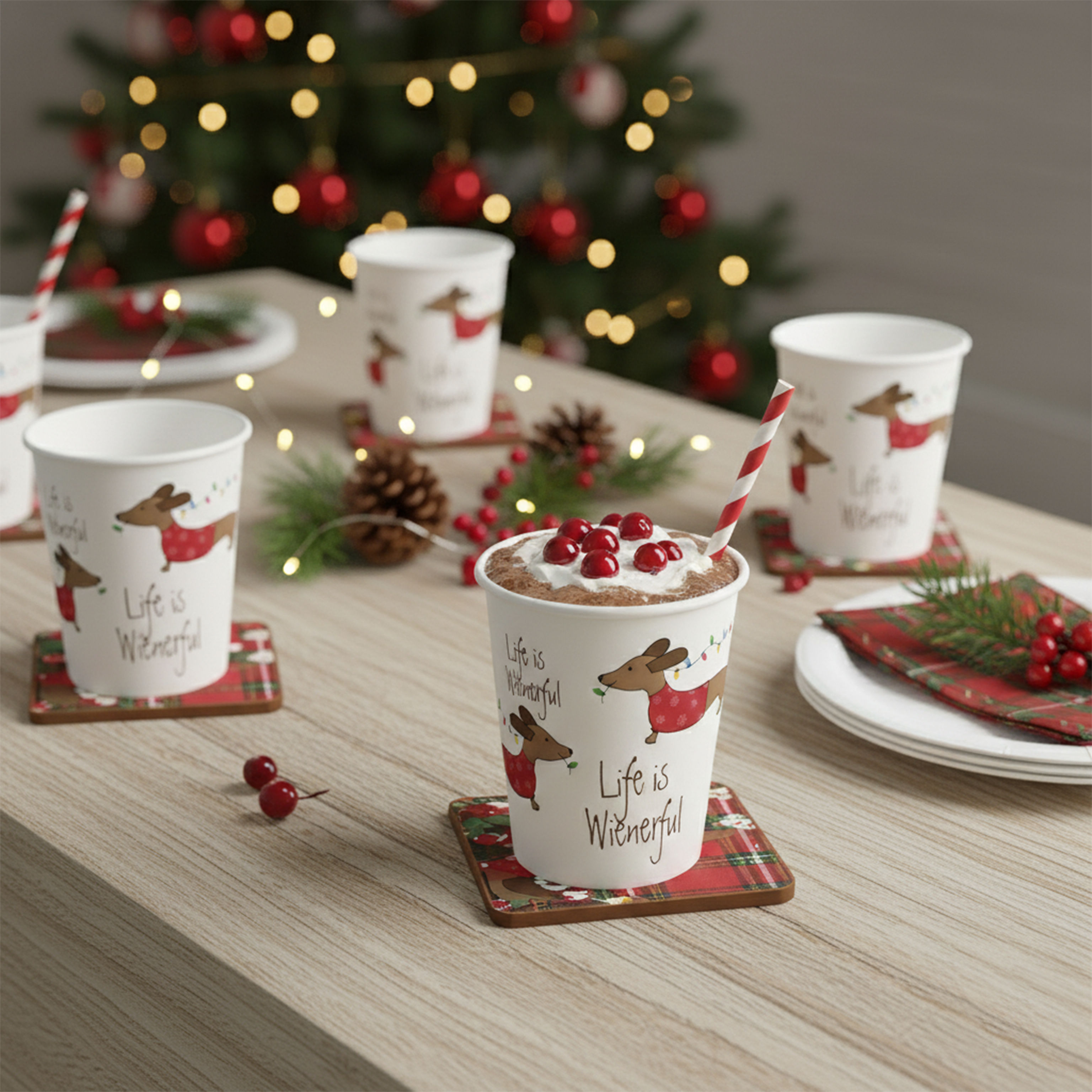 It's a Wienerful Life Christmas Party Supplies