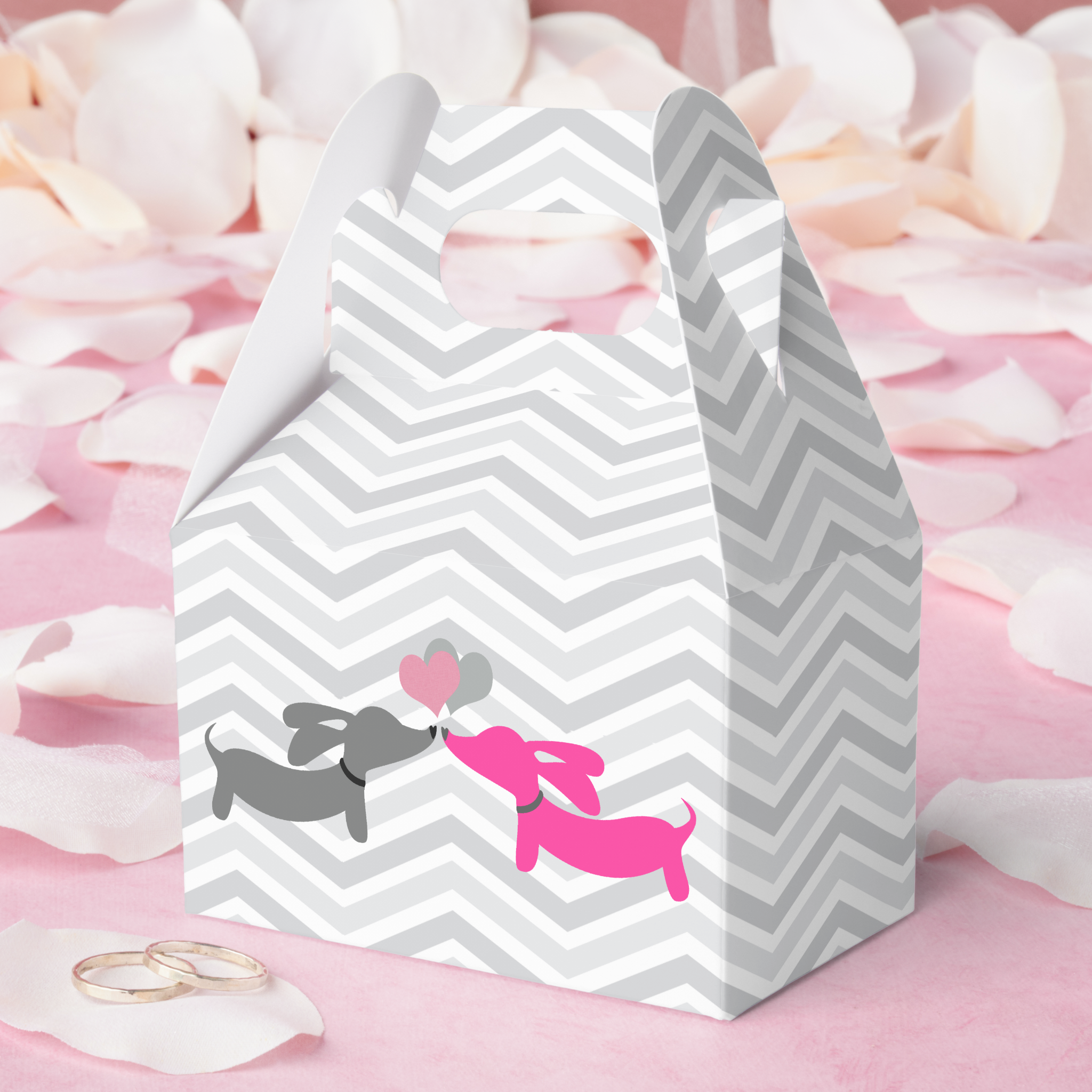 Kissing Dachshund Gift Boxes