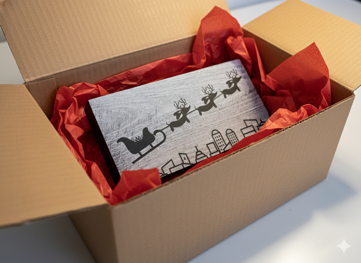 Christmas Dachshund Box Signs