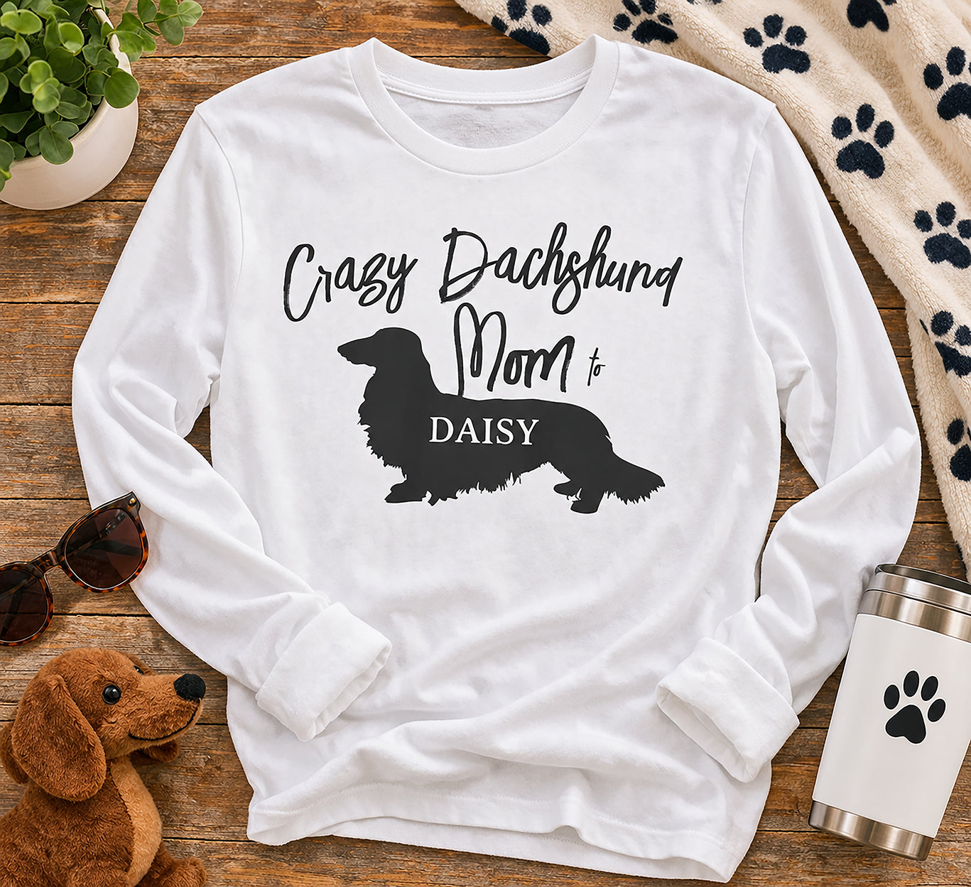 Personalized Dachshund Mom & Dad Shirts