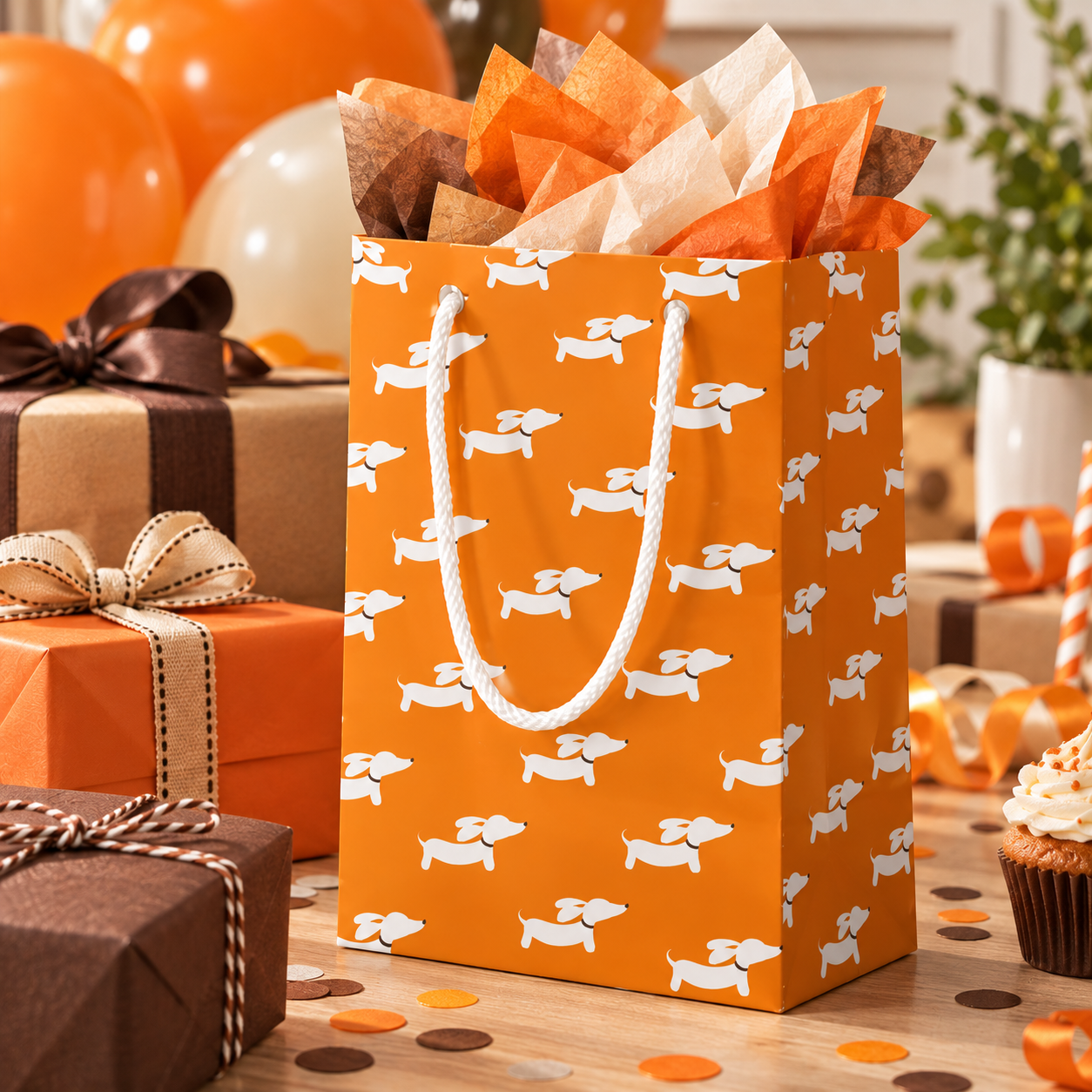 Colorful Dachshund Gift Bags – Wiener Dog Party Gift Bags