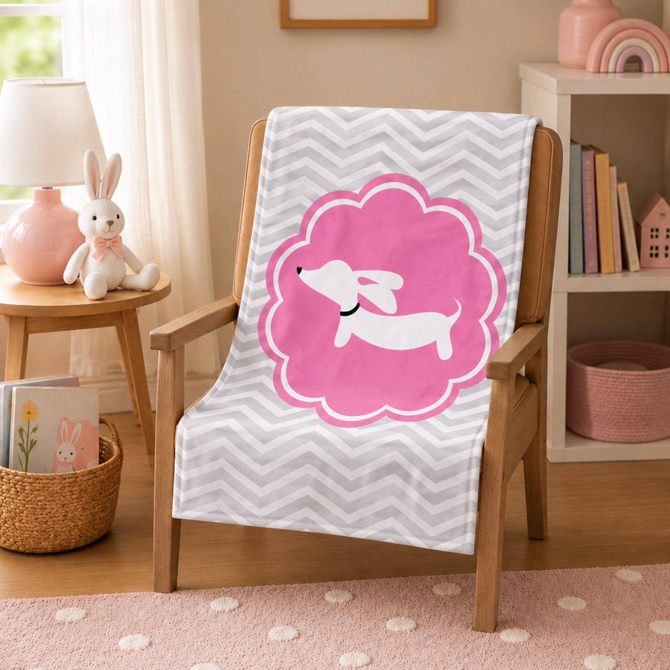 Dachshund Blanket | Adorable and Pink