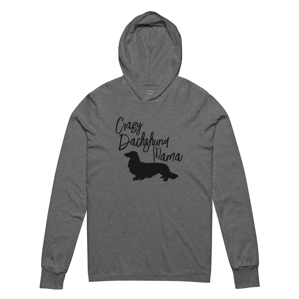 Crazy Dachshund Mama | Hooded long-sleeve tee