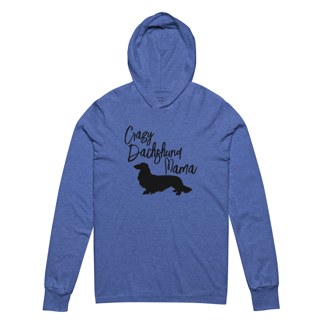 Crazy Dachshund Mama | Hooded long-sleeve tee