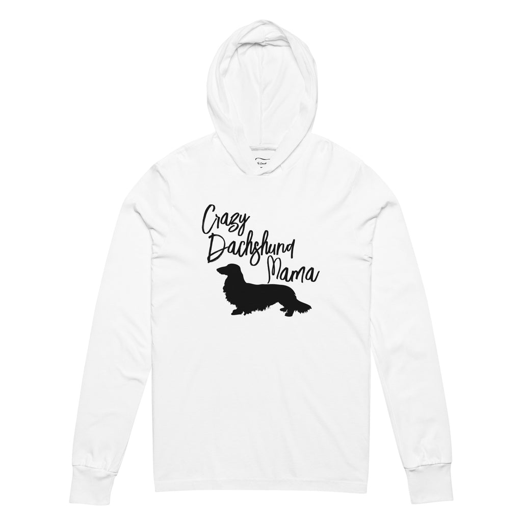 Crazy Dachshund Mama | Hooded long-sleeve tee