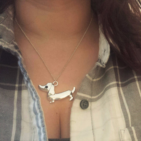 Dachshund Pendant Necklace, The Smoothe Store