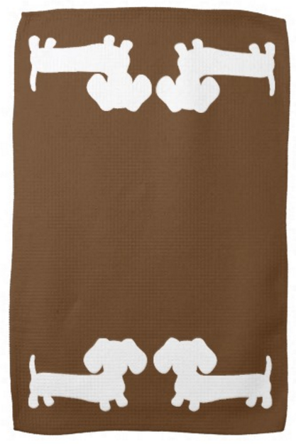 Dachshund Kitchen Dish Towels, The Smoothe Store