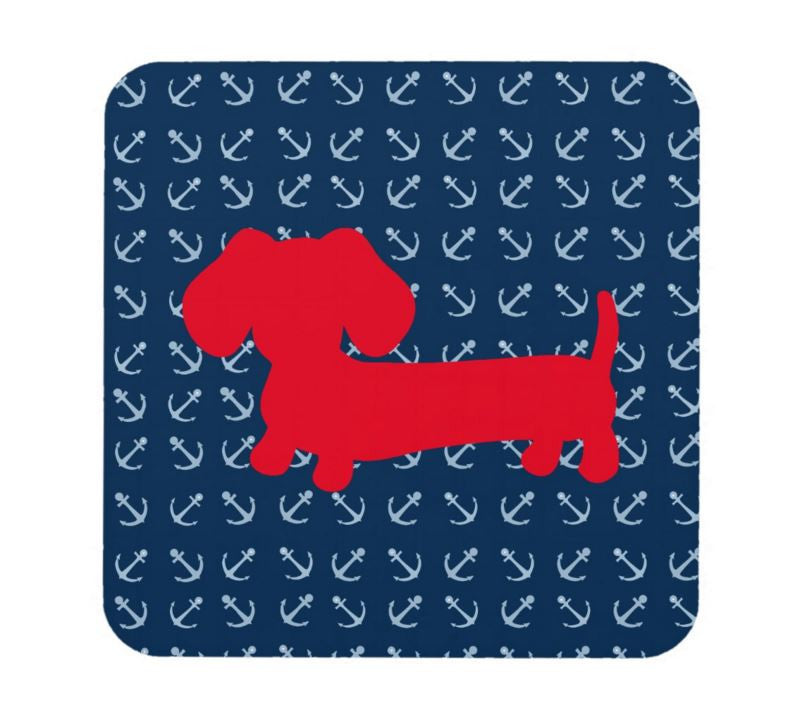 Nautical Dachshund Drink Coaster Set, The Smoothe Store