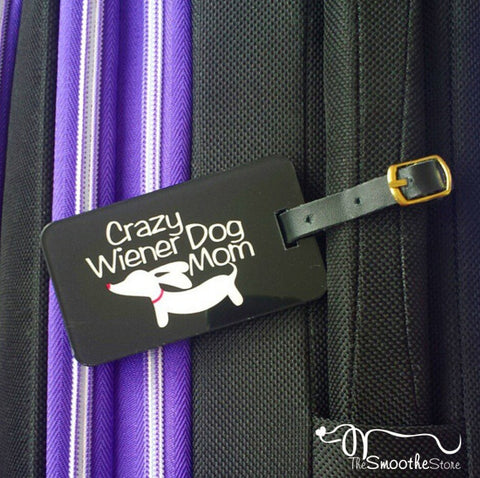 Wiener Dog Mom and Dad Luggage Tags, The Smoothe Store