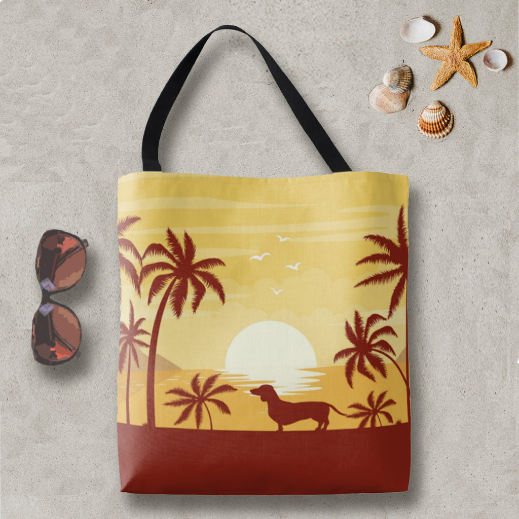 SoCal Style Dachshund Tote Bag, The Smoothe Store