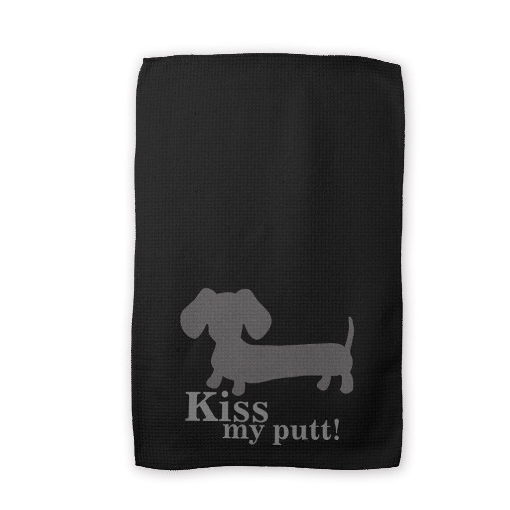 Kiss My Putt Wiener Dog Golf Towel, The Smoothe Store