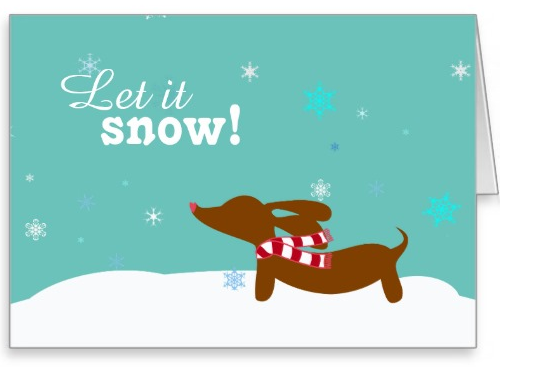 Wiener Wonderland Dachshund Christmas Cards, The Smoothe Store