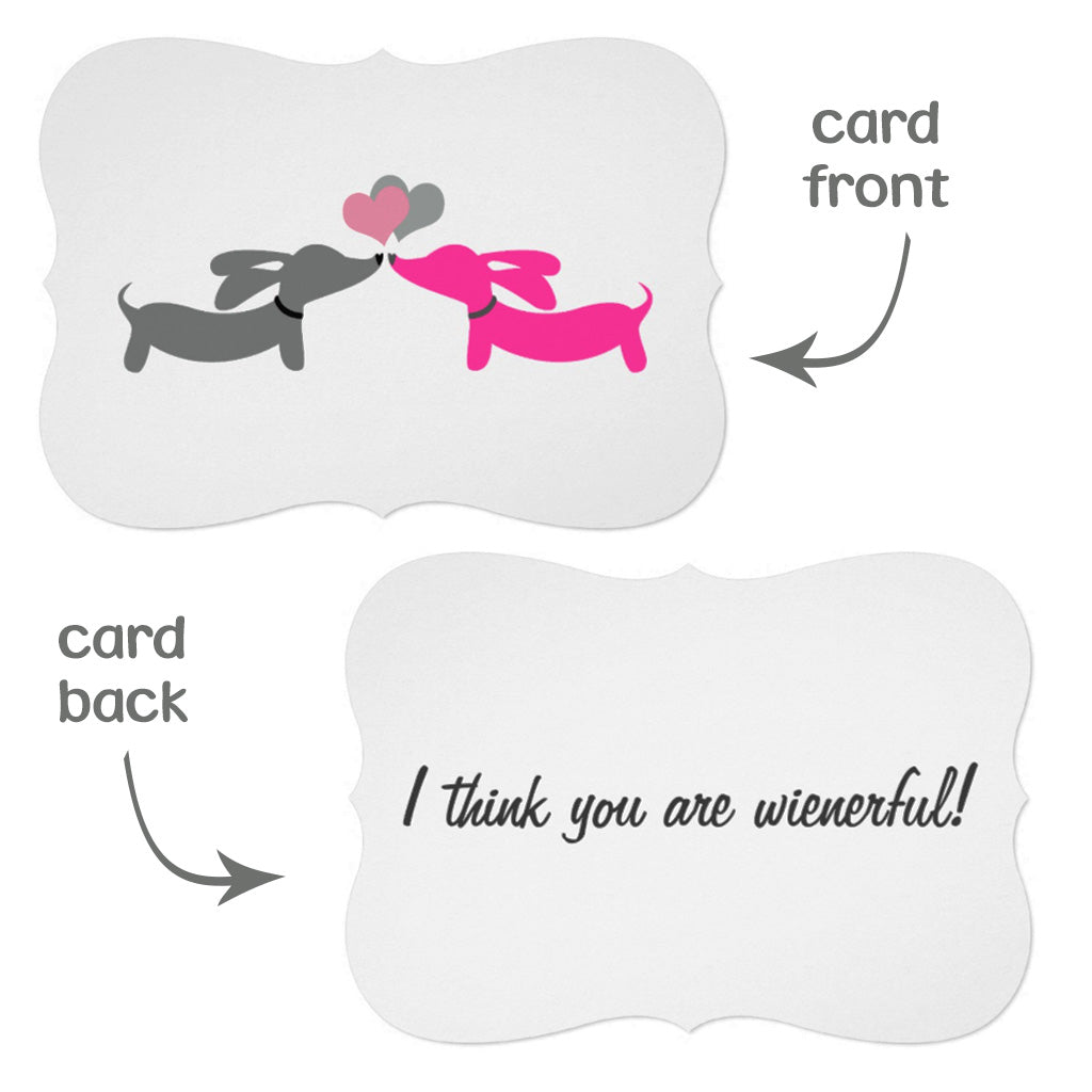 I Think You are Wienerful Dachshund Card, The Smoothe Store