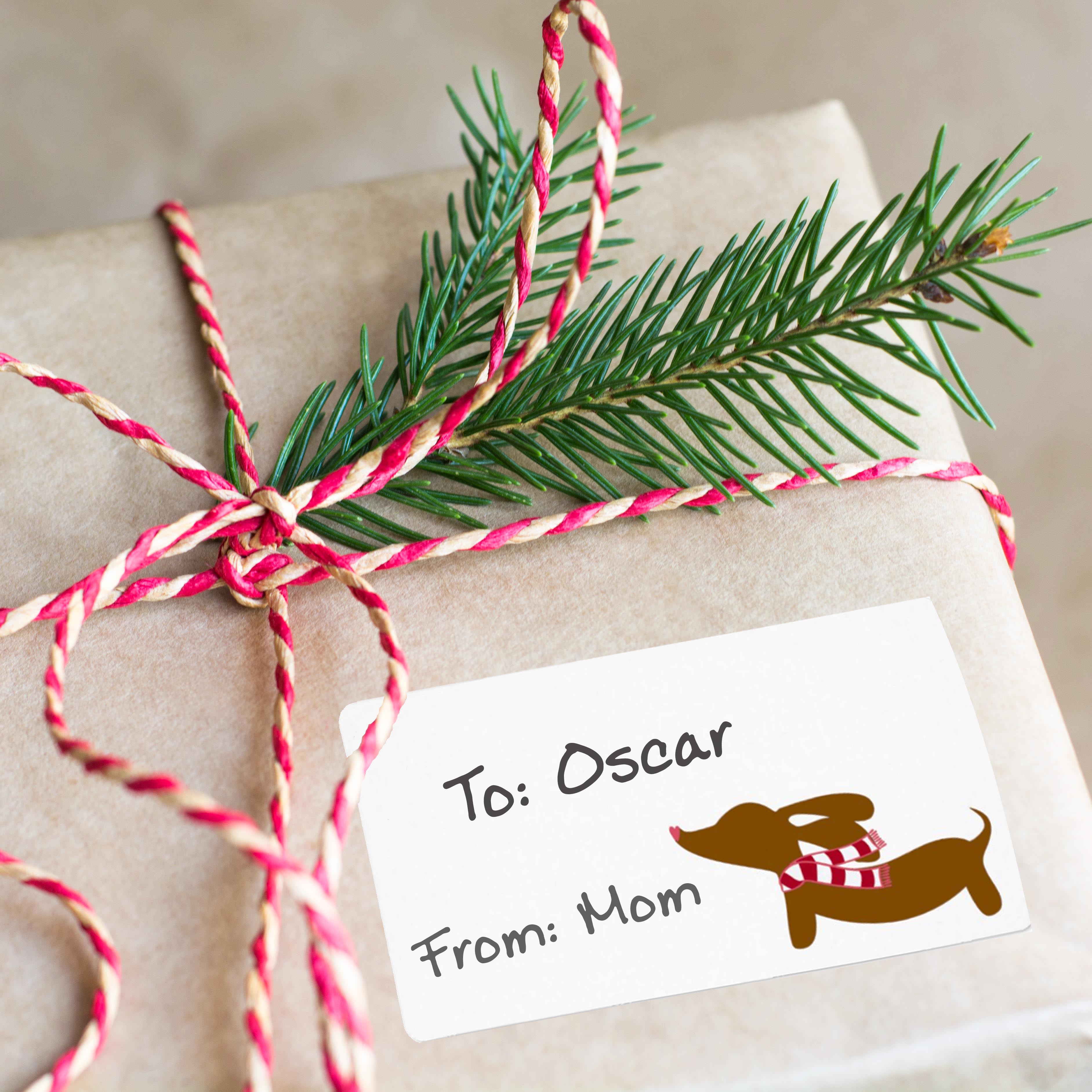Dachshund Christmas Gift Labels The Smoothe Store
