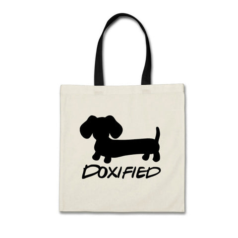 Doxified Wiener Dog Tote Bags, The Smoothe Store