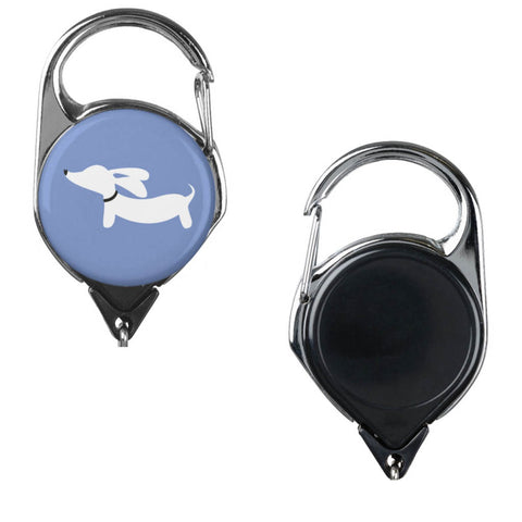 Dachshund Badge Holder | Clip or Carabiner-style, The Smoothe Store