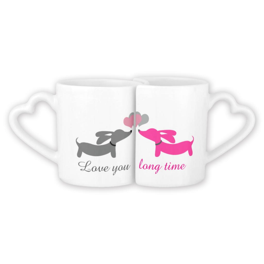 Long on Love Dachshund Mug Set, The Smoothe Store