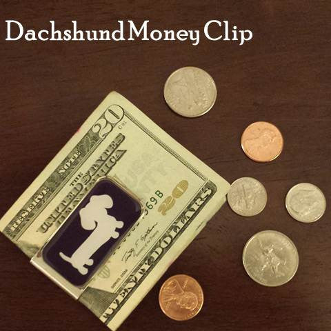 Men's Dachshund Money Clip, The Smoothe Store