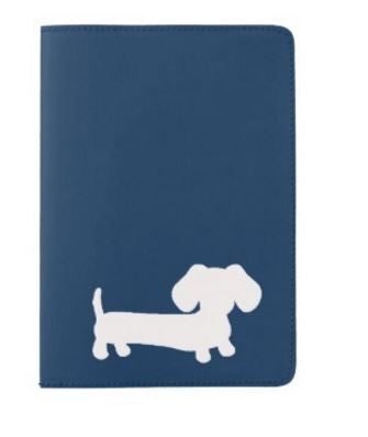 Dachshund Passport Holder in Pink, Teal, Navy or Red, The Smoothe Store