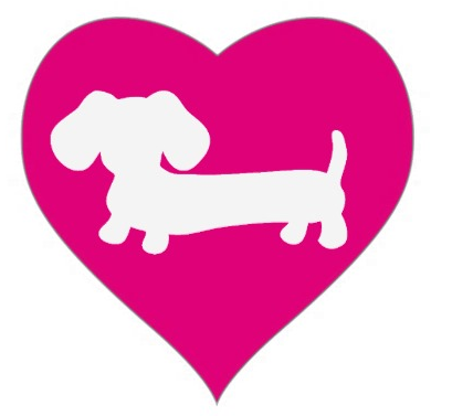 Dachshund Heart Envelope Seals, The Smoothe Store
