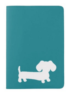 Dachshund Passport Holder in Pink, Teal, Navy or Red, The Smoothe Store