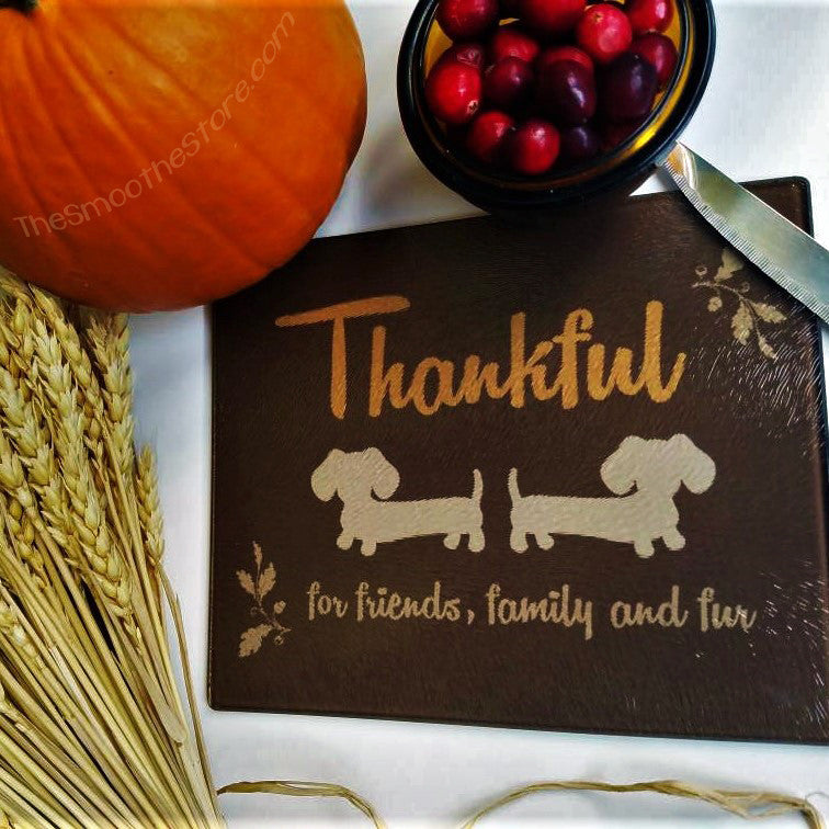 Wiener Dog Thanksgiving Day Cutting Board, The Smoothe Store