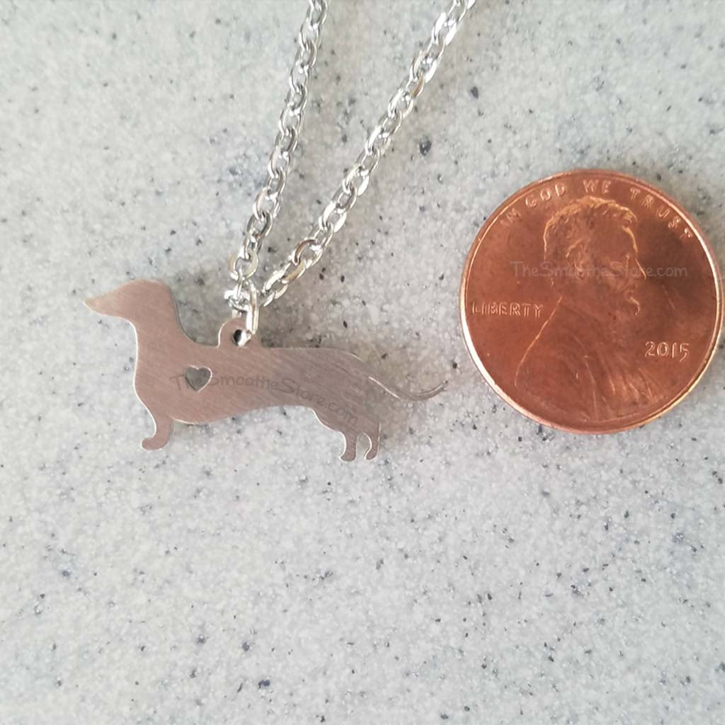 Teenie Weenie Dachshund Necklace, The Smoothe Store