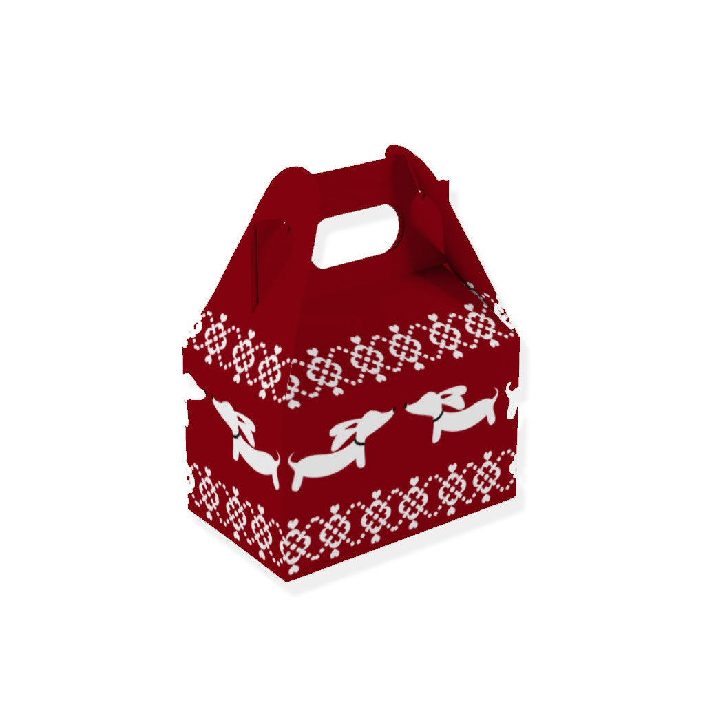 Ugly Sweater Dachshund Holiday Gift Boxes, The Smoothe Store