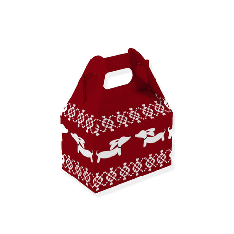 Ugly Sweater Dachshund Holiday Gift Boxes