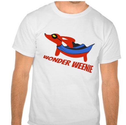 Wonder Weenie Superhero Shirts