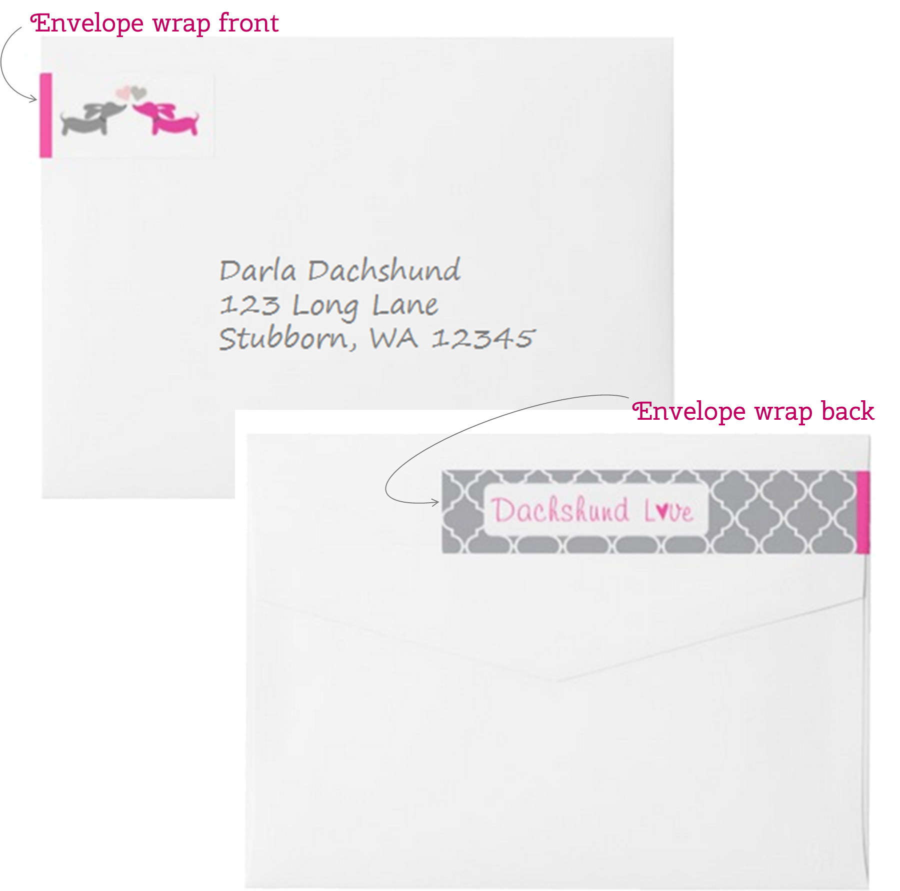Puppy Love Envelope Wraps, The Smoothe Store