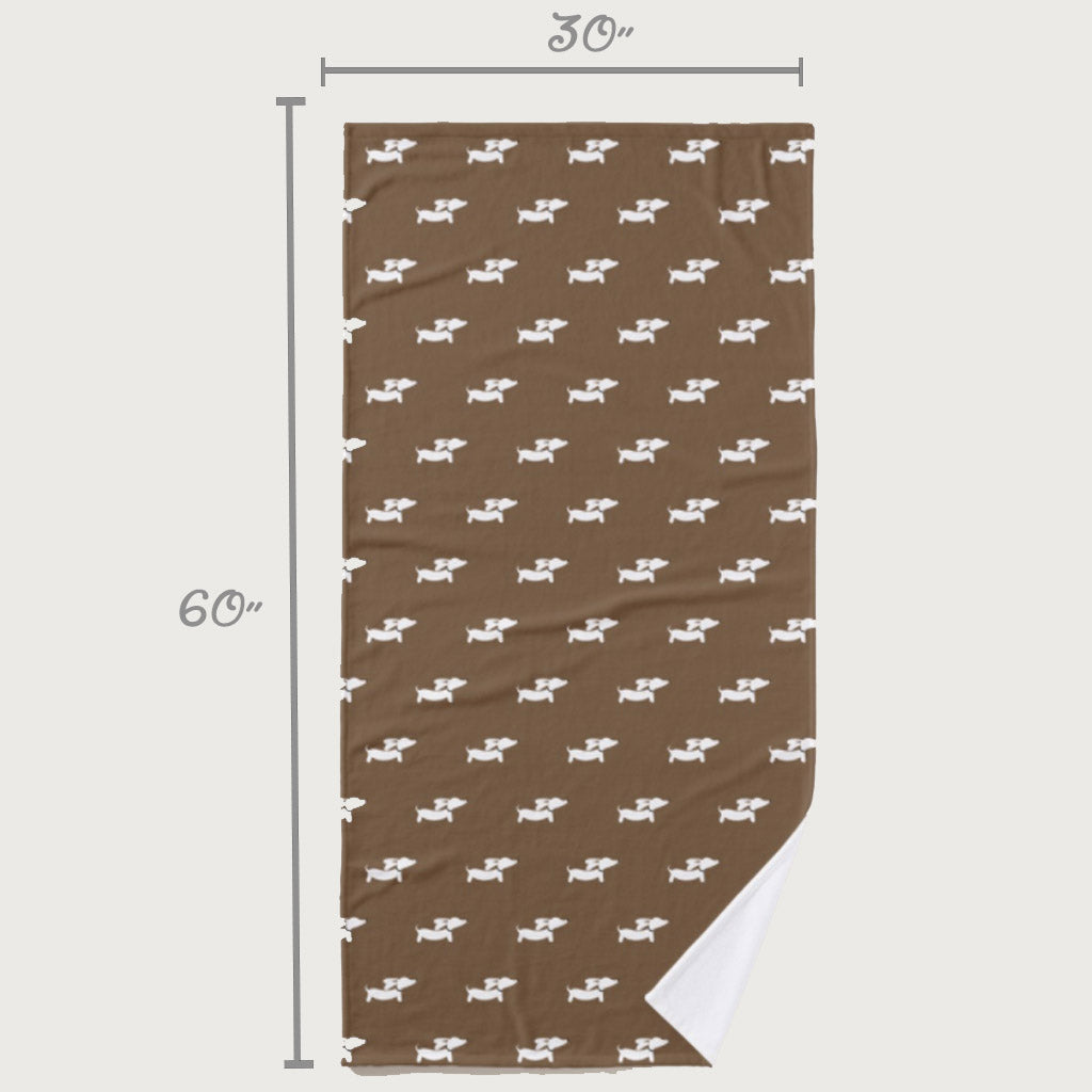 Dachshund Bathroom Towel Sets, The Smoothe Store