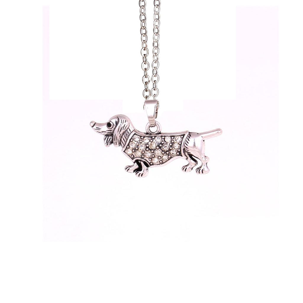 Dachshund Necklace - Wiener Sausage Dog Jewelry Gift - Park Road Jewellery