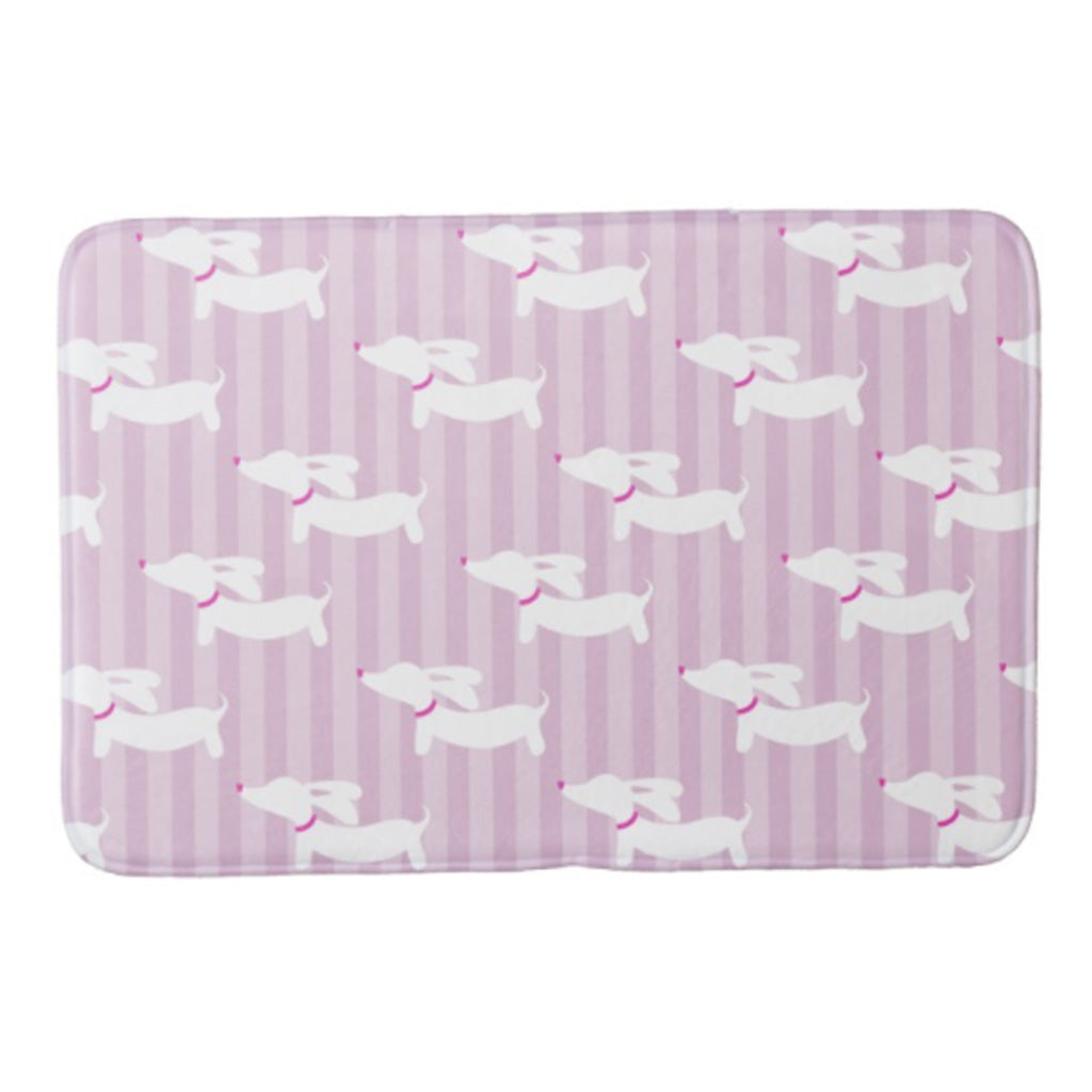 Wiener Dog Bathroom Bath Mats, The Smoothe Store