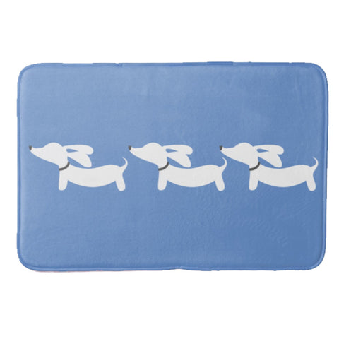 Wiener Dog Bathroom Bath Mats, The Smoothe Store