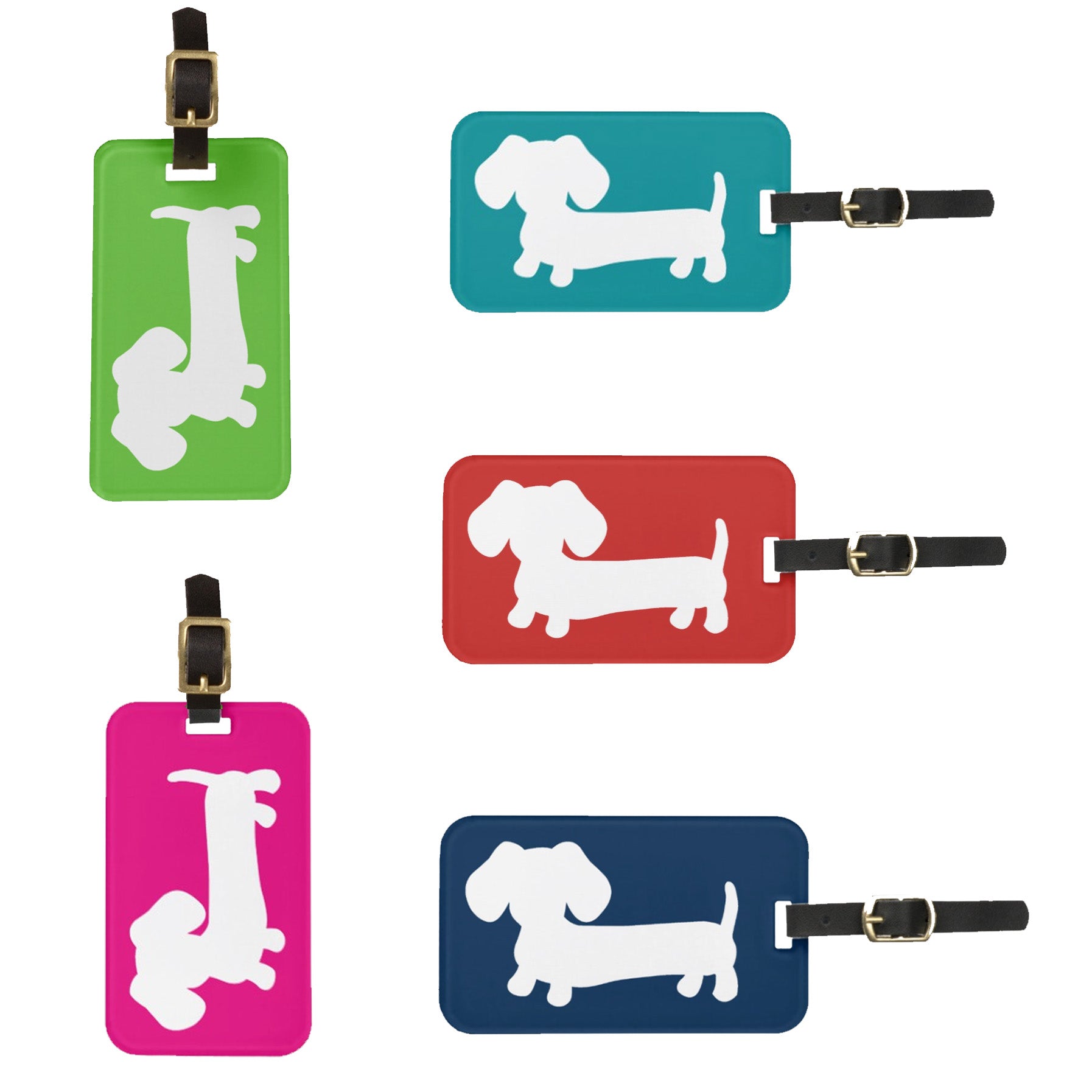 Dachshund Luggage Tags | Lots of Colors, The Smoothe Store